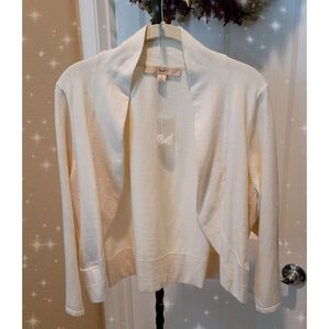 *Sold*Cream Crop Shrug